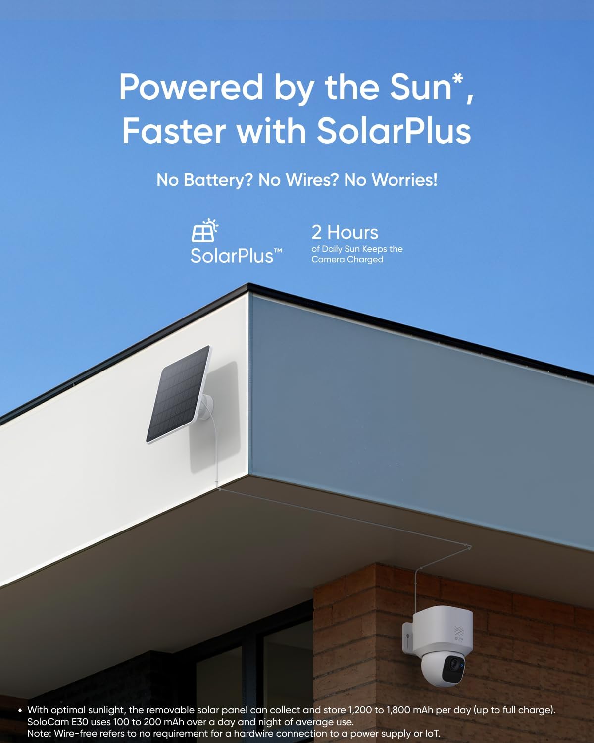 eufy Security SoloCam E30, 4-Cam Kit, Security Cameras Wireless Outdoor, Solar Camera Outdoor Wireless, 360° Pan, AI Tracking, 2K Clarity, No Monthly Fee