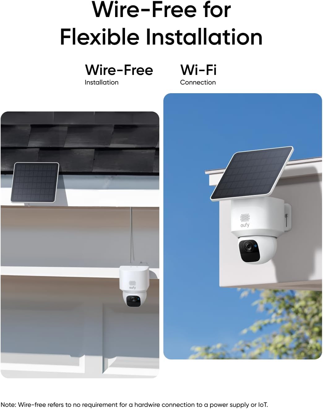 eufy Security SoloCam E30, 4-Cam Kit, Security Cameras Wireless Outdoor, Solar Camera Outdoor Wireless, 360° Pan, AI Tracking, 2K Clarity, No Monthly Fee